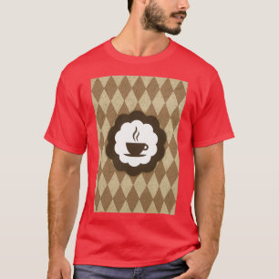 Camiseta diamantes de café