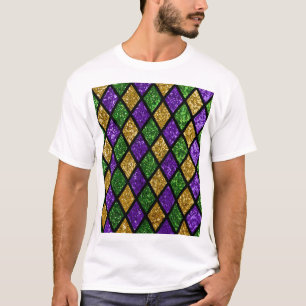 Camiseta Diamantes de las baldosas, fondo festivo
