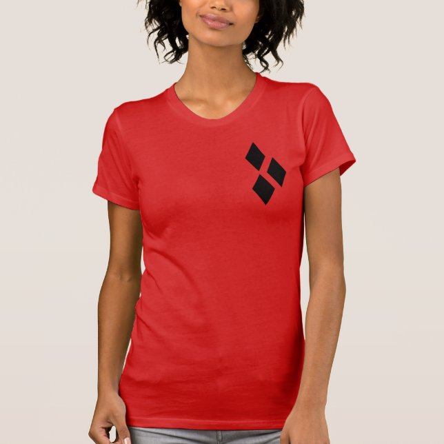 Camiseta Diamantes geométricos de Harley (Anverso)