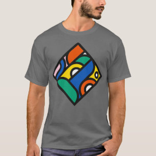 Camiseta Diamantes Geométricos Jugando d