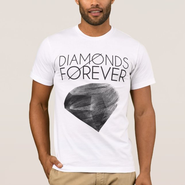 Camiseta Diamantes para siempre (Anverso)