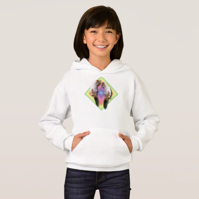 Camiseta - Diamantes y gatos arcoiris (Anverso completo)