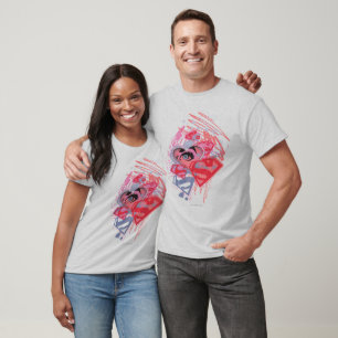 Camiseta Diamantes y labios de Supergirl