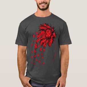 Camiseta Diamond Blackfan Anemia Conciencia Cinta de giraso