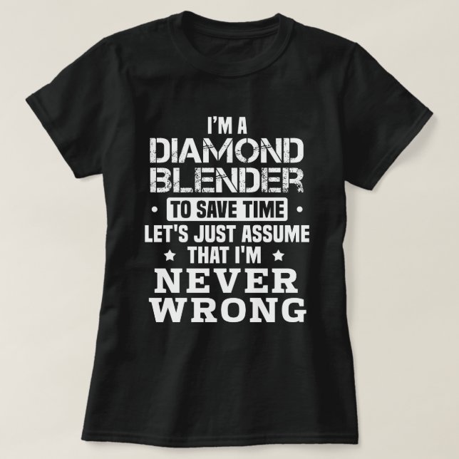 Camiseta Diamond Blender (Diseño del anverso)