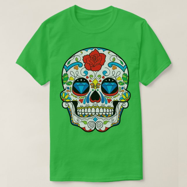 Camiseta Diamond Calavera (Diseño del anverso)