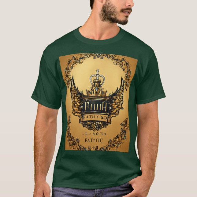 Camiseta "Diamond CROW Design T-Shirt-Unique, Bold Graphic" (Anverso)