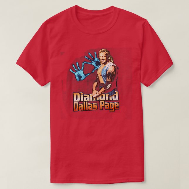 Camiseta Diamond Dallas Page Retro TShirt 1 (Diseño del anverso)