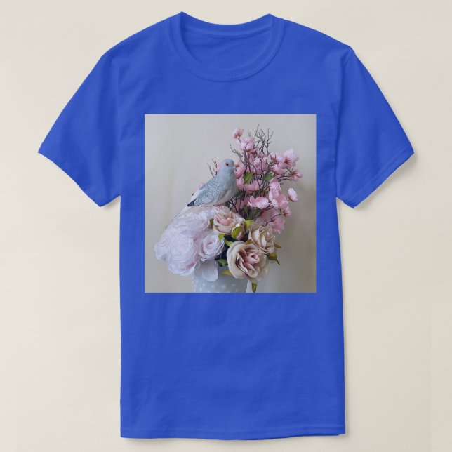 Camiseta Diamond Dove en flores (Diseño del anverso)