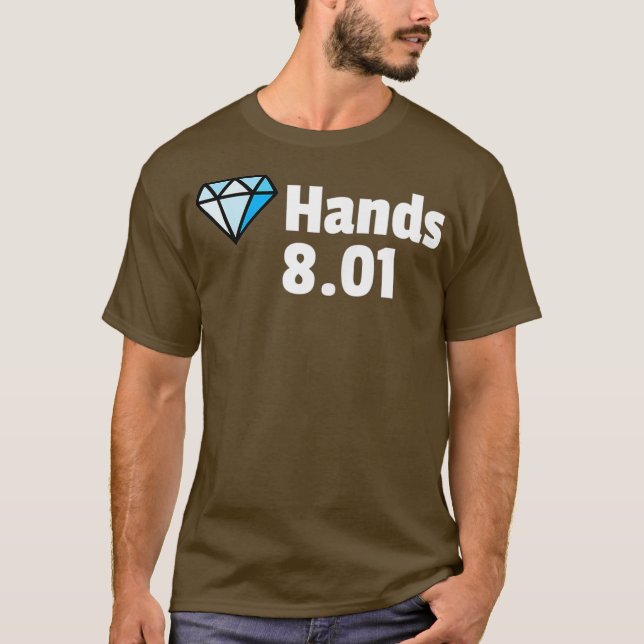 Camiseta Diamond Hands 801 Stock Hodler Day Trading Ape (Anverso)