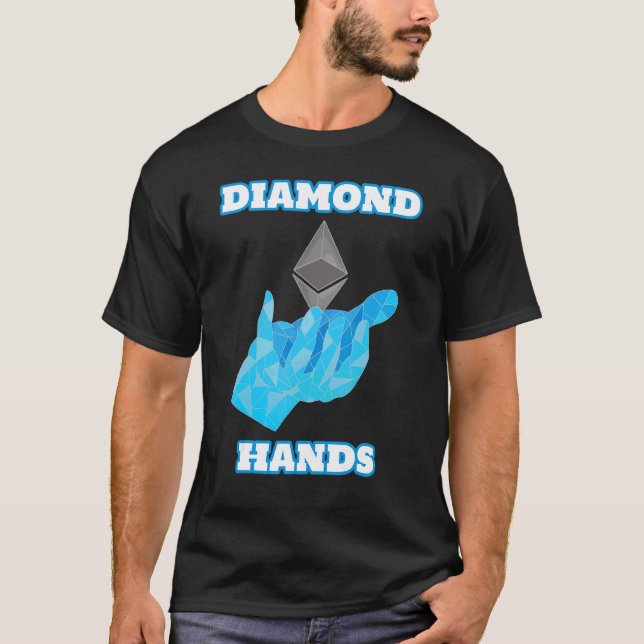 Camiseta Diamond Hands Eth Ethereum (Anverso)