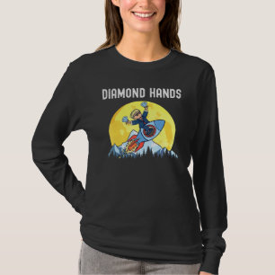 Camiseta Diamond Hands Wallstreetbets Amc To The Moon Meme