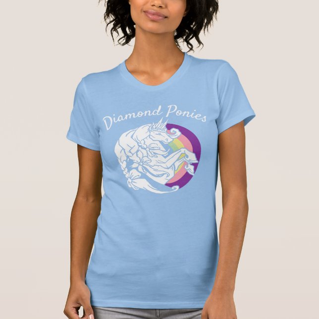 Camiseta Diamond Ponies Ladies Tee (Anverso)