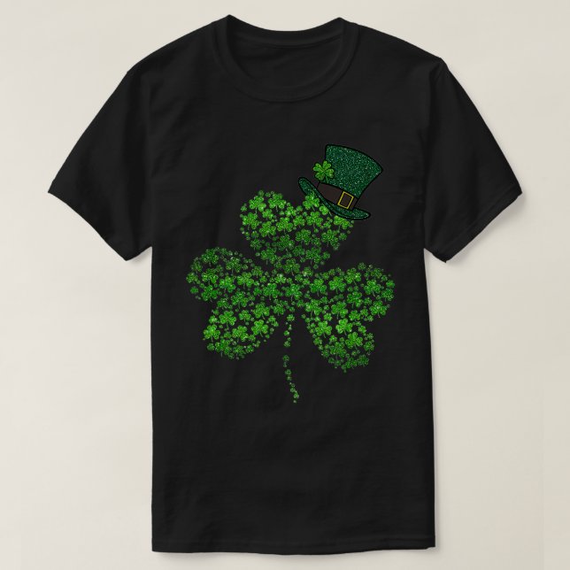 Camiseta Diamond Shamrock Gorra St Patricks Day (Diseño del anverso)