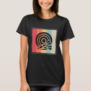 Camiseta Diana de Dardo Blanco Tablero de Dardos Objetivo