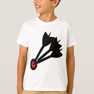 Camiseta diana de las flechas del dardo