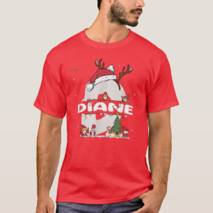 Camiseta Diane Navidades Shirt w Diane Nombre para navidade