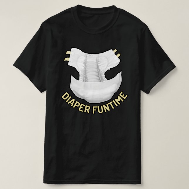 Camiseta DIAPER FUNTIME (Diseño del anverso)