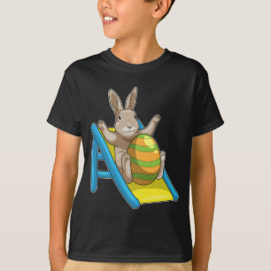 Camiseta Diapositiva de huevo Bunny Easter Easter