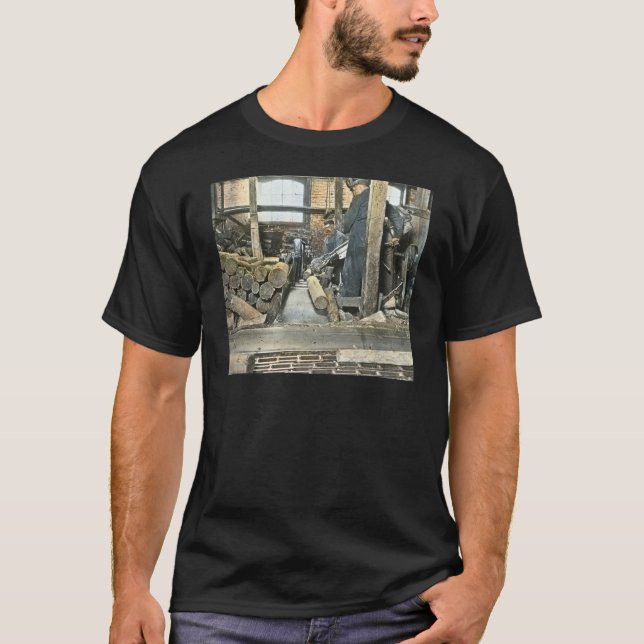 Camiseta Diapositiva de linterna mágica de los trabajadores (Anverso)