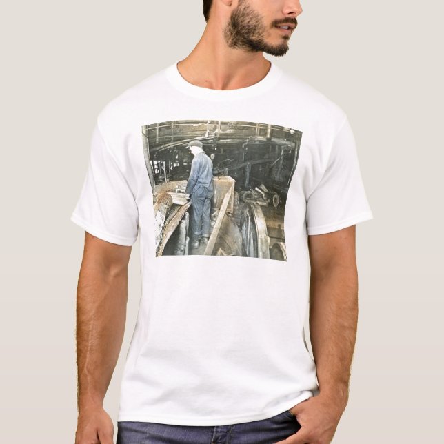 Camiseta Diapositiva de linterna mágica de los trabajadores (Anverso)