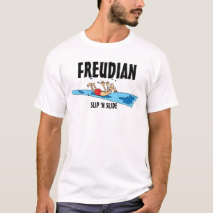 Camiseta Diapositiva de N del resbalón freudiano divertido