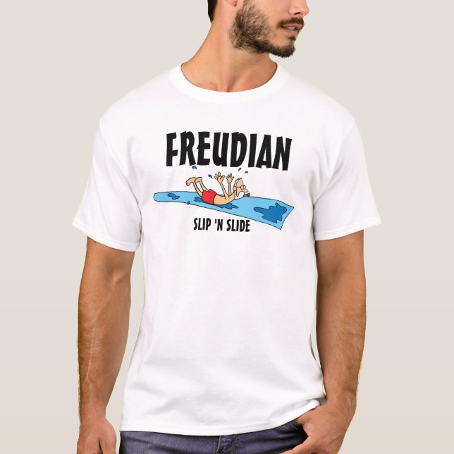 Camiseta Diapositiva divertida freudiana 'N (Anverso)