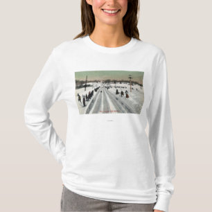 Camiseta Diapositiva ViewMontreal, Canadá del trineo largo