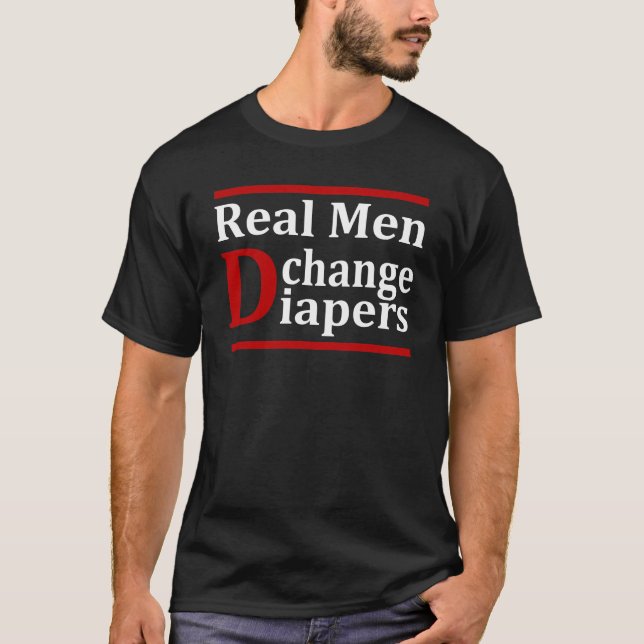 CAMISETA DIAPTADORES DE CAMBIO DE HOMBRES REALES (Anverso)