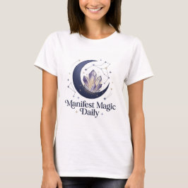 Camiseta diaria de cristal y luna de Manifest Magi