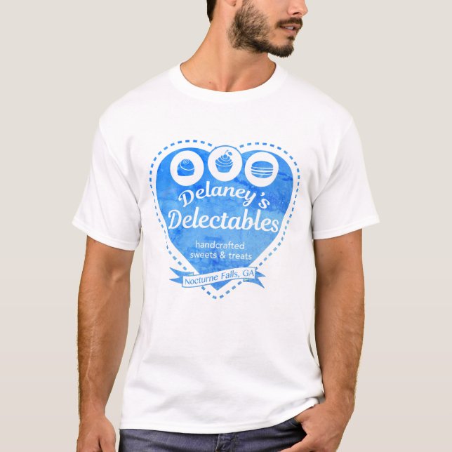 Camiseta diaria de Delectables de Delaney (Anverso)