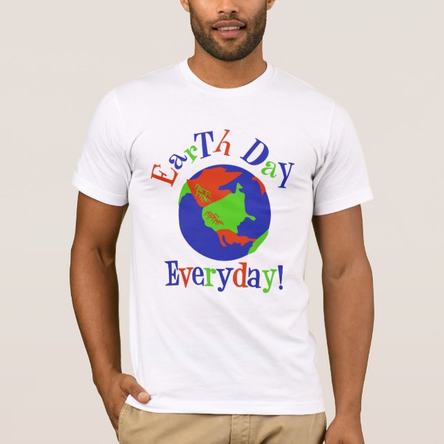 Camiseta diaria del Día de la Tierra (Anverso)