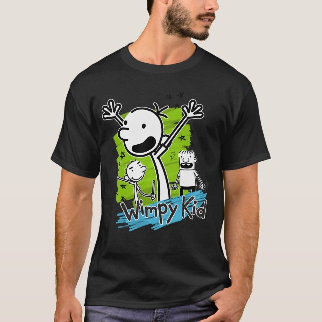 Camiseta Diario de un chico friki Greg Stars Doodle Pullove (Anverso)
