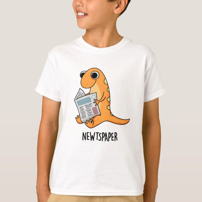 Camiseta Diario Funny Newt Pun (Anverso)