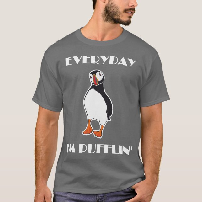 Camiseta Diario soy pájaro del frailecillo de Pufflin (Anverso)