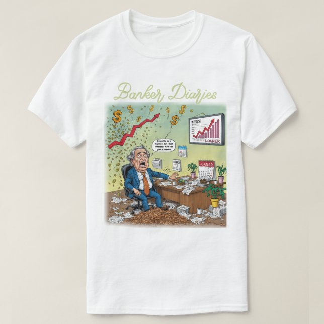 Camiseta Diarios bancarios (Diseño del anverso)