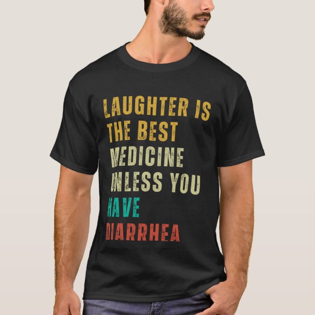Camiseta Diarrhea  Post Surgery Gag  Get Well Soon (Anverso)