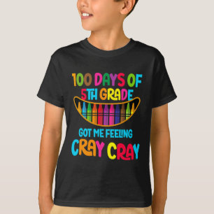 Camiseta Días De 5º Grado Me Hicieron Sentir Grito