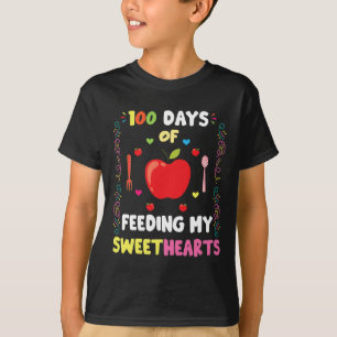 Camiseta Días De Almuerzo Escolar La Señora Cita Para El Al