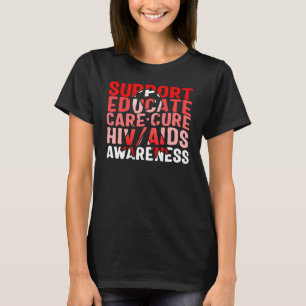 Camiseta Días de apoyo para educar, cuidar, curar y concien