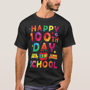Camiseta Días De Chicas Escolares Felices 100 Días De Escue