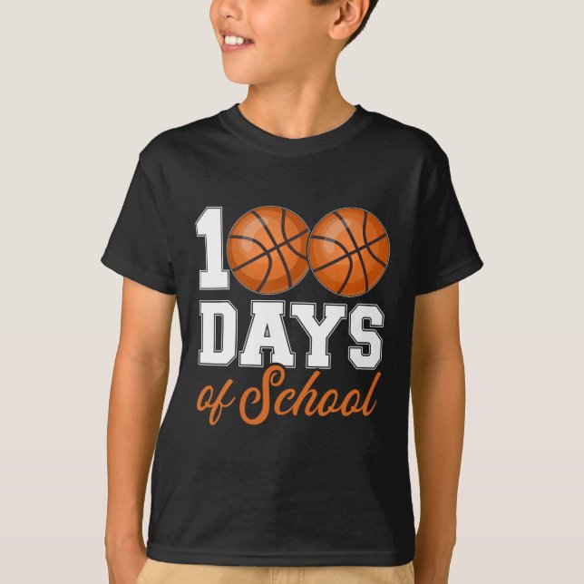 Camiseta Días de clases para estudiante de baloncesto de 10 (Anverso)