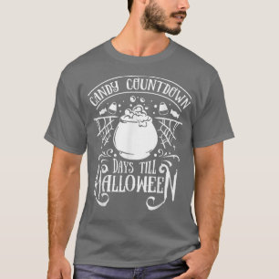 Camiseta Días de cuenta regresiva hasta truco o tratamiento
