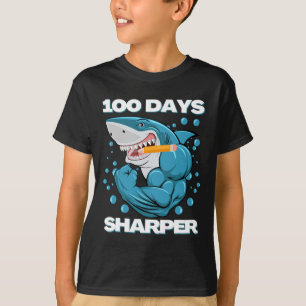 Camiseta Días De Diversión Del Tiburón Tiburón Tiburón 100