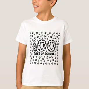 Camiseta Días De Escuela Dálmata 100º Día De Escuela Perro