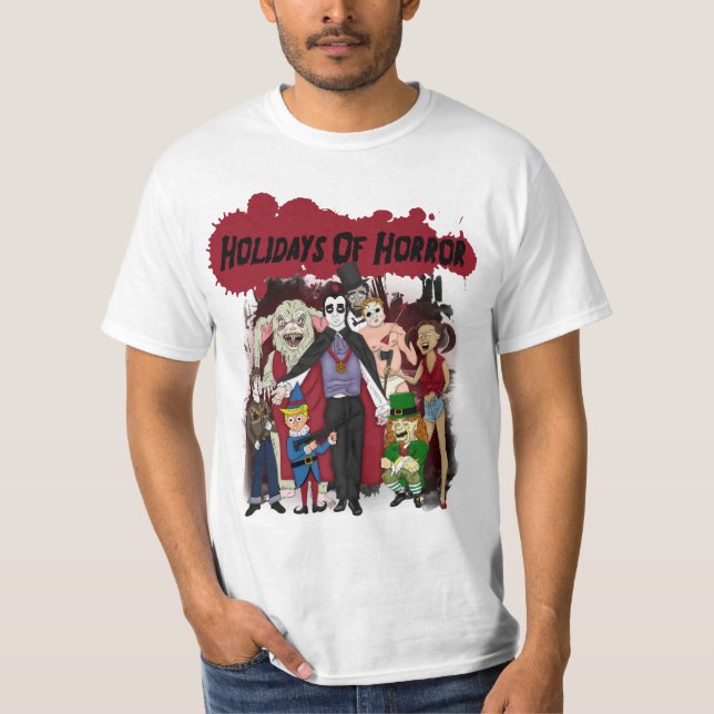 Camiseta Días de fiesta del horror (Anverso)