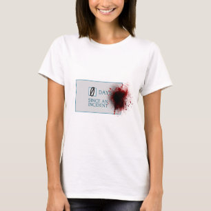Camiseta Días de la salpicadura 0 de la sangre desde