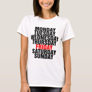 Camiseta Días de la semana
