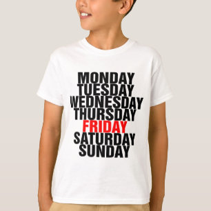 Camiseta Días de la semana