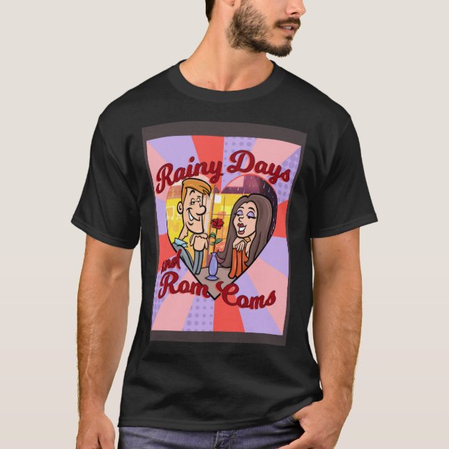 CAMISETA DÍAS DE LLUVIA Y COMS ROM (Anverso)